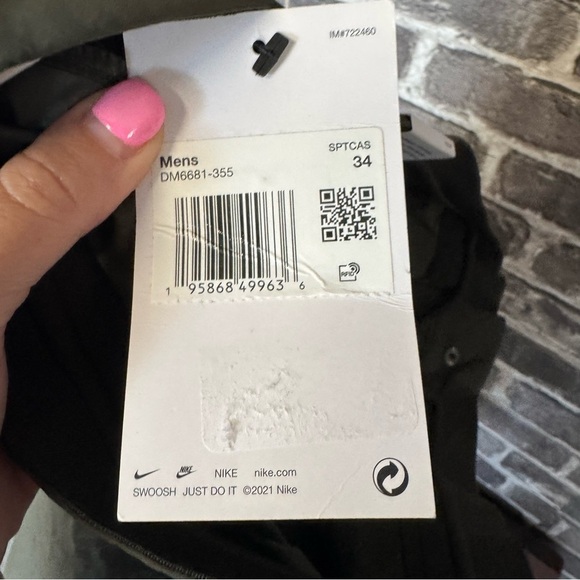 NWT Nike Sportswear Utility Pants Olive Green pockets - Picture 14 of 16